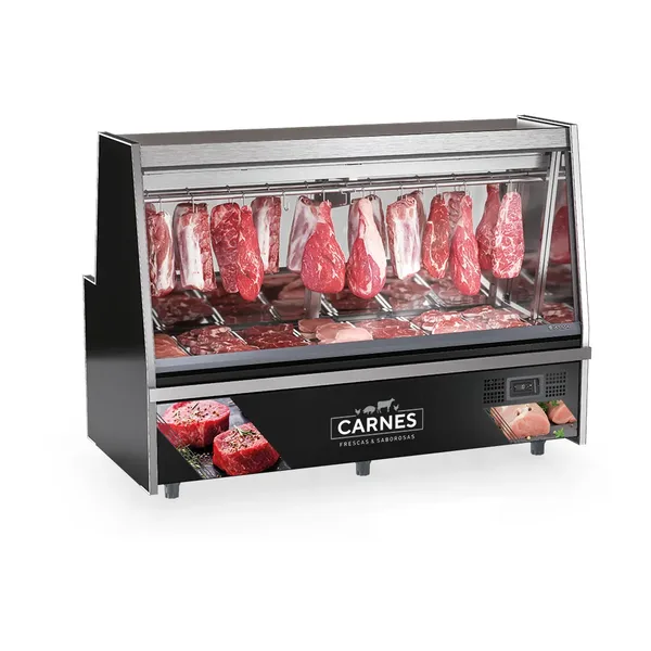 Balcão de Açougue Com Depósito Refrigerado Standard Gelopar GATS-200D