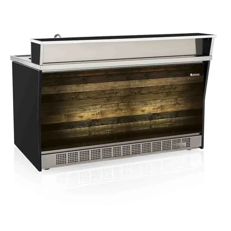 LINHA ELEGANCE SUPER - BANCADA PARA LANCHONETE GELOPAR MGEL-160