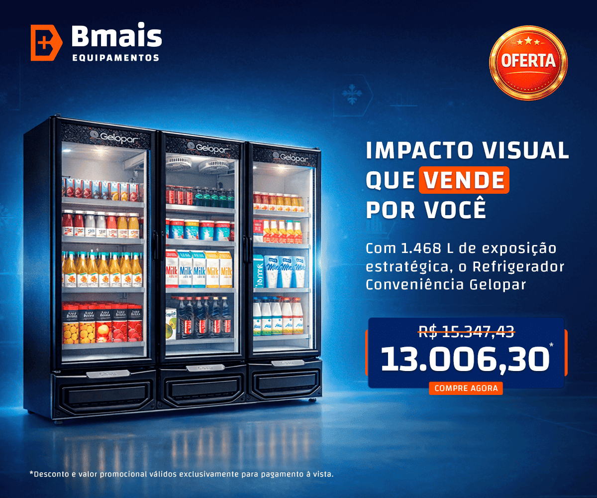 REFRIGERADOR CONVENIÊNCIA GELOPAR 1.468L GCVR-1450
